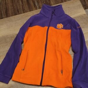 Clemson Girls Columbia Jacket Size L (14/16)